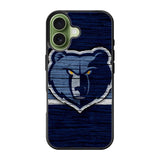 Memphis Grizzlies Wood Logo iPhone 17 Case QC10492