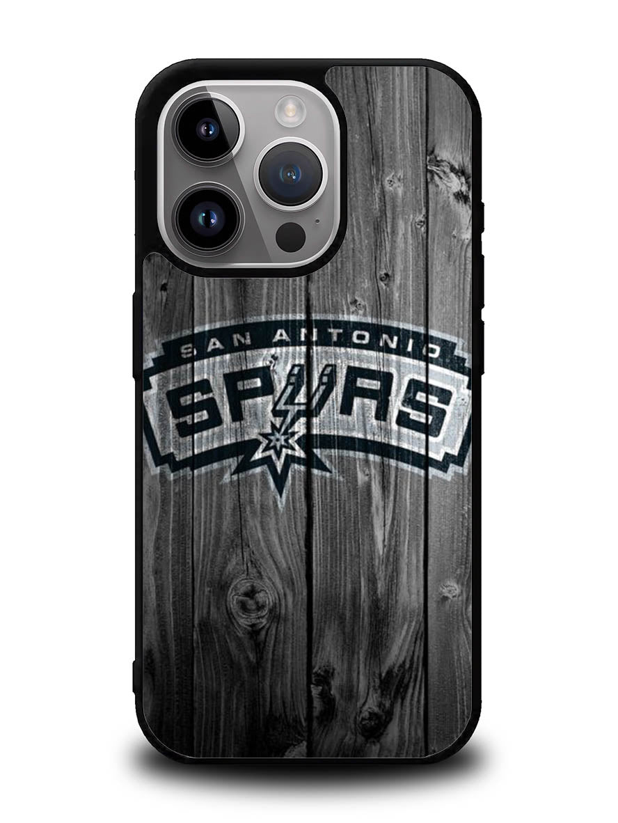 San Antonio Spurs Wood Logo iPhone 15 Pro Case OV10417