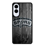 San Antonio Spurs Wood Logo Samsung Galaxy S25 Edge 5G Case OV10417