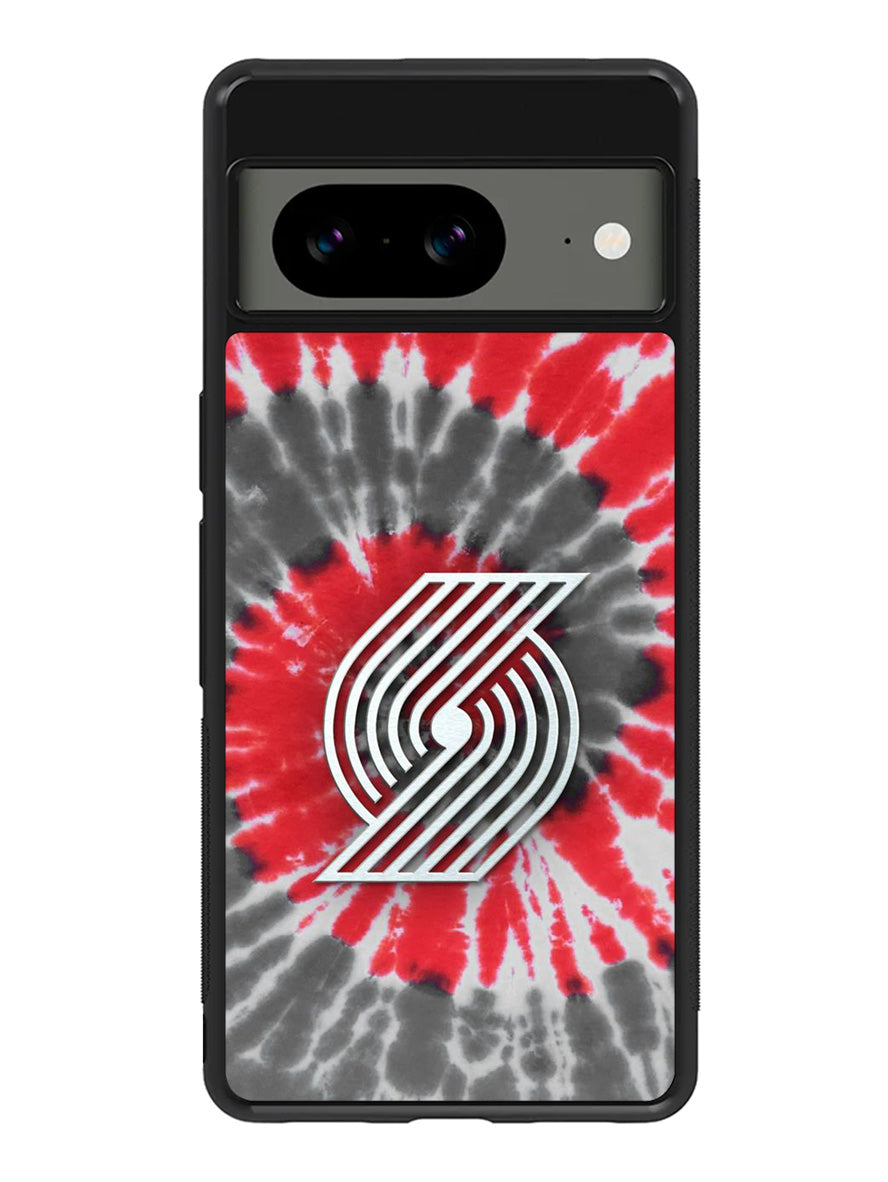 Portland Trailblazers Tie Dye Style Logo Google Pixel 8A Case QC10397