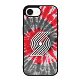 Portland Trailblazers Tie Dye Style Logo iPhone 17e Case QC10397