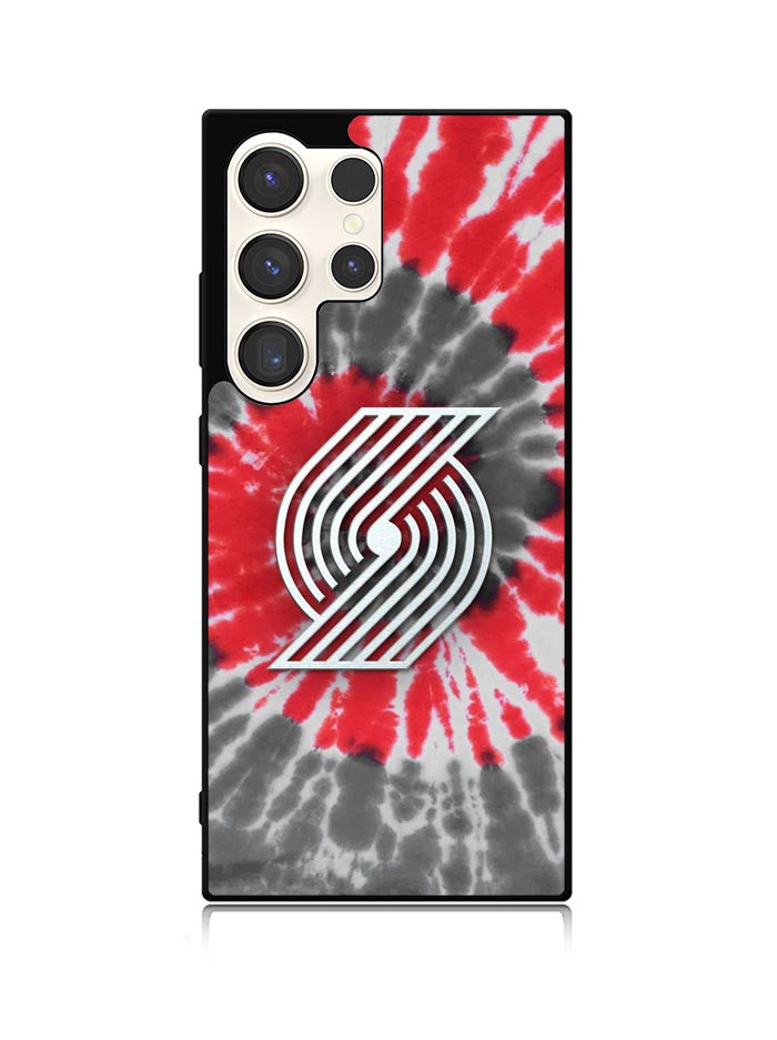 Portland Trailblazers Tie Dye Style Logo Samsung Galaxy S24 Ultra 5G Case OV10397