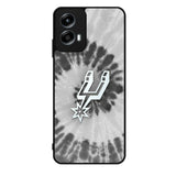San Antonio Spurs Tie Dye Style Logo Motorola Moto G Play 2024 Case OV10416