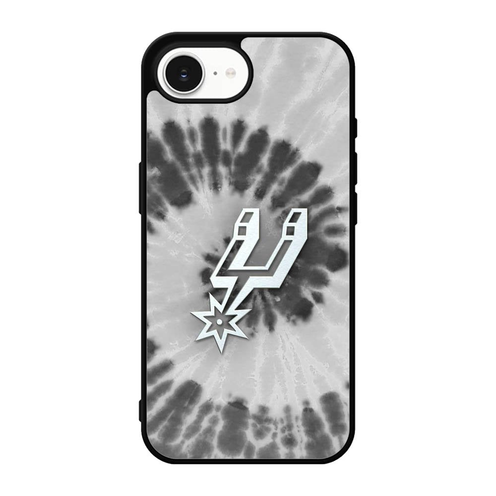 San Antonio Spurs Tie Dye Style Logo iPhone 17e Case OV10416