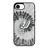 San Antonio Spurs Tie Dye Style Logo iPhone 16e Case OV10416