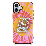 Phoenix Suns Tie Dye Style Logo iPhone 16 Plus Case QC10543