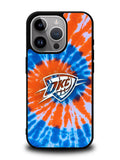 Oklahoma City Thunder Tie Dye Style Logo iPhone 15 Pro Case OV10520