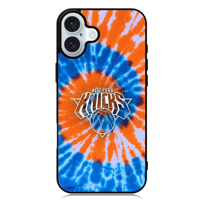 New York Knicks Tie Dye Style Logo iPhone 16 Plus Case QC10513