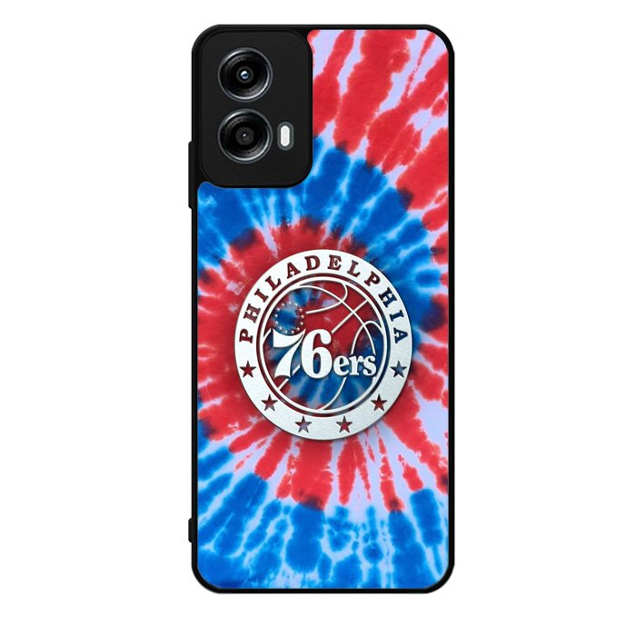 Philadelphia 76ers Tie Dye Style Logo Motorola Moto G Play 2024 Case OV10542
