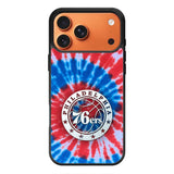 Philadelphia 76ers Tie Dye Style Logo iPhone 17 Pro Case QC10542
