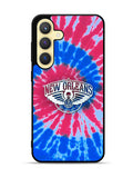 New Orleans Pelicans Tie Dye Style Logo Samsung Galaxy S25 Plus 5G , Samsung Galaxy S25+ 5G Case OV10512
