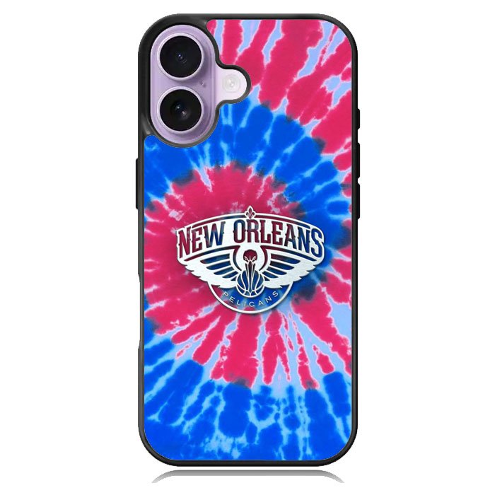 New Orleans Pelicans Tie Dye Style Logo iPhone 17 Case OV10512