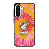 Miami Heat Tie Dye Style Logo Samsung Galaxy A36 5G Case OV10493