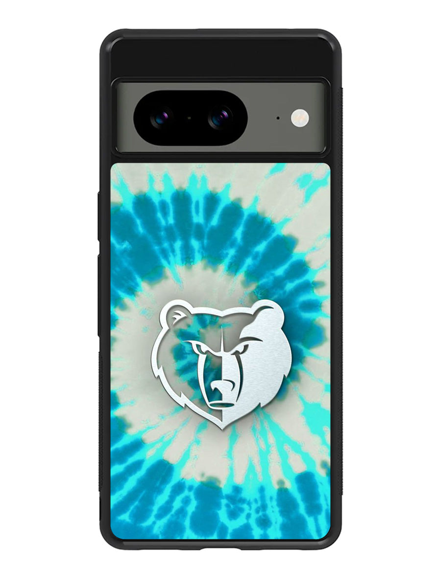 Memphis Grizzlies Tie Dye Style Logo Google Pixel 8A Case QC10491