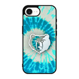 Memphis Grizzlies Tie Dye Style Logo iPhone 17e Case QC10491