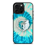 Memphis Grizzlies Tie Dye Style Logo iPhone 16 Pro Max Case OV10491