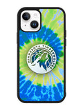 Minnesota Timberwolves Tie Dye Style Logo iPhone 14 Case QC10499