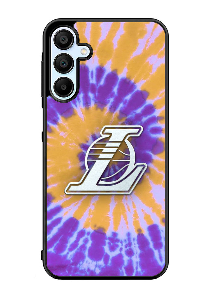 Los Angeles Lakers Tie Dye Style Logo Samsung Galaxy A15 5G Case OV10624