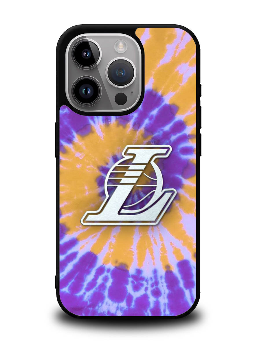 Los Angeles Lakers Tie Dye Style Logo iPhone 16 Pro Case OV10624