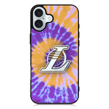 Los Angeles Lakers Tie Dye Style Logo iPhone 16 Case QC10624