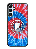 Los Angeles Clippers Tie Dye Style Logo Samsung Galaxy A35 5G Case OV10623