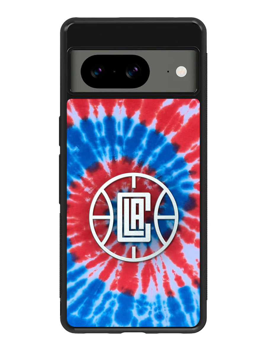 Los Angeles Clippers Tie Dye Style Logo Google Pixel 8A Case QC10623