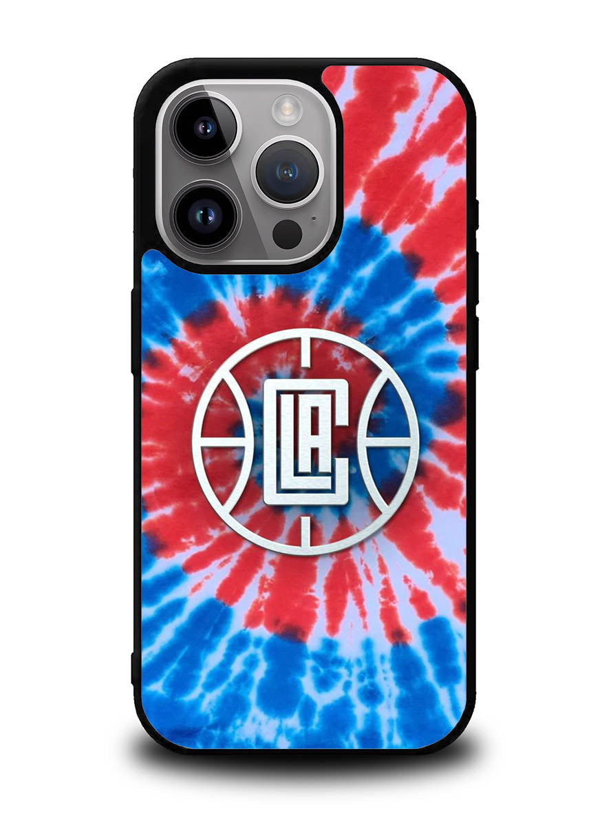 Los Angeles Clippers Tie Dye Style Logo iPhone 14 Pro Max Case QC10623