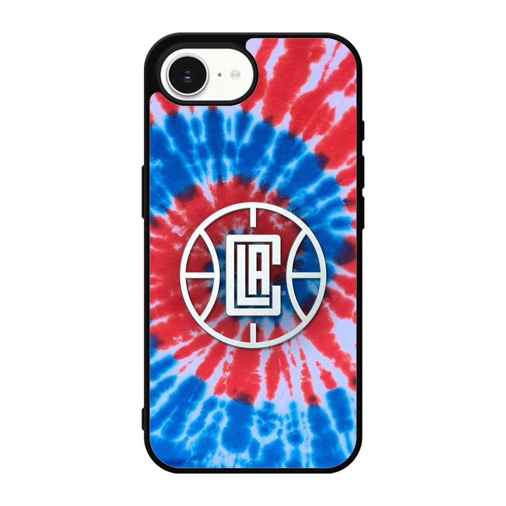 Los Angeles Clippers Tie Dye Style Logo iPhone 17e Case OV10623
