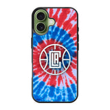 Los Angeles Clippers Tie Dye Style Logo iPhone 17 Case QC10623