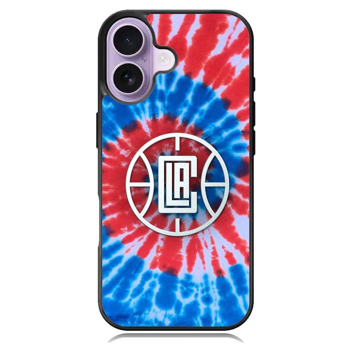 Los Angeles Clippers Tie Dye Style Logo iPhone 17 Case OV10623