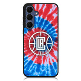 Los Angeles Clippers Tie Dye Style Logo Samsung Galaxy S25 FE Case OV10623
