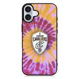 Cleveland Cavaliers Tie Dye Style Logo iPhone 16 Plus Case QC10699
