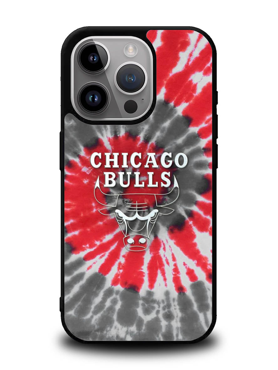 Chicago Bulls Tie Dye Style Logo iPhone 16 Pro Max Case QC10687