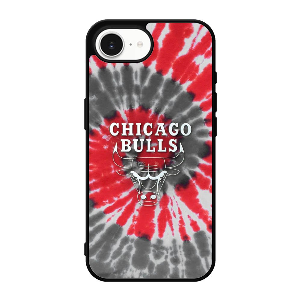 Chicago Bulls Tie Dye Style Logo iPhone 17e Case OV10687