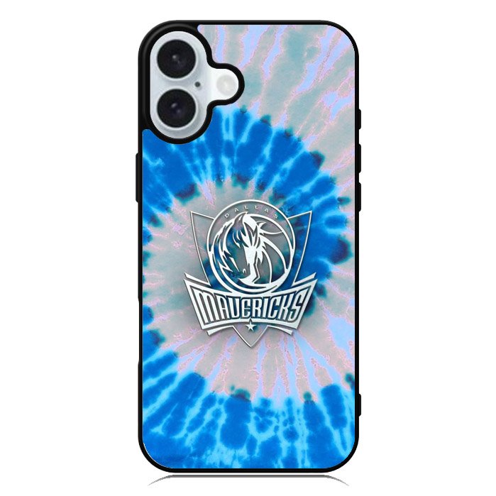 Dallas Mavericks Tie Dye Style Logo iPhone 16 Case QC10703