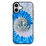 Dallas Mavericks Tie Dye Style Logo iPhone 16 Plus Case QC10703