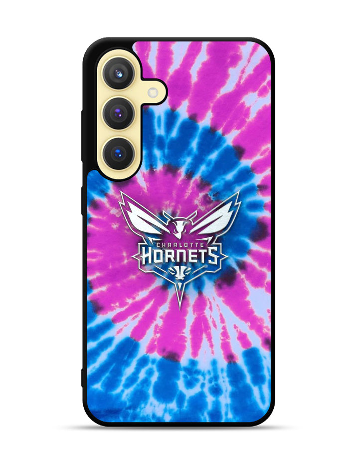 Charlotte Hornets Tie Dye Style Logo Samsung Galaxy S24 Plus 5G , Samsung Galaxy S24+ 5G Case OV10678