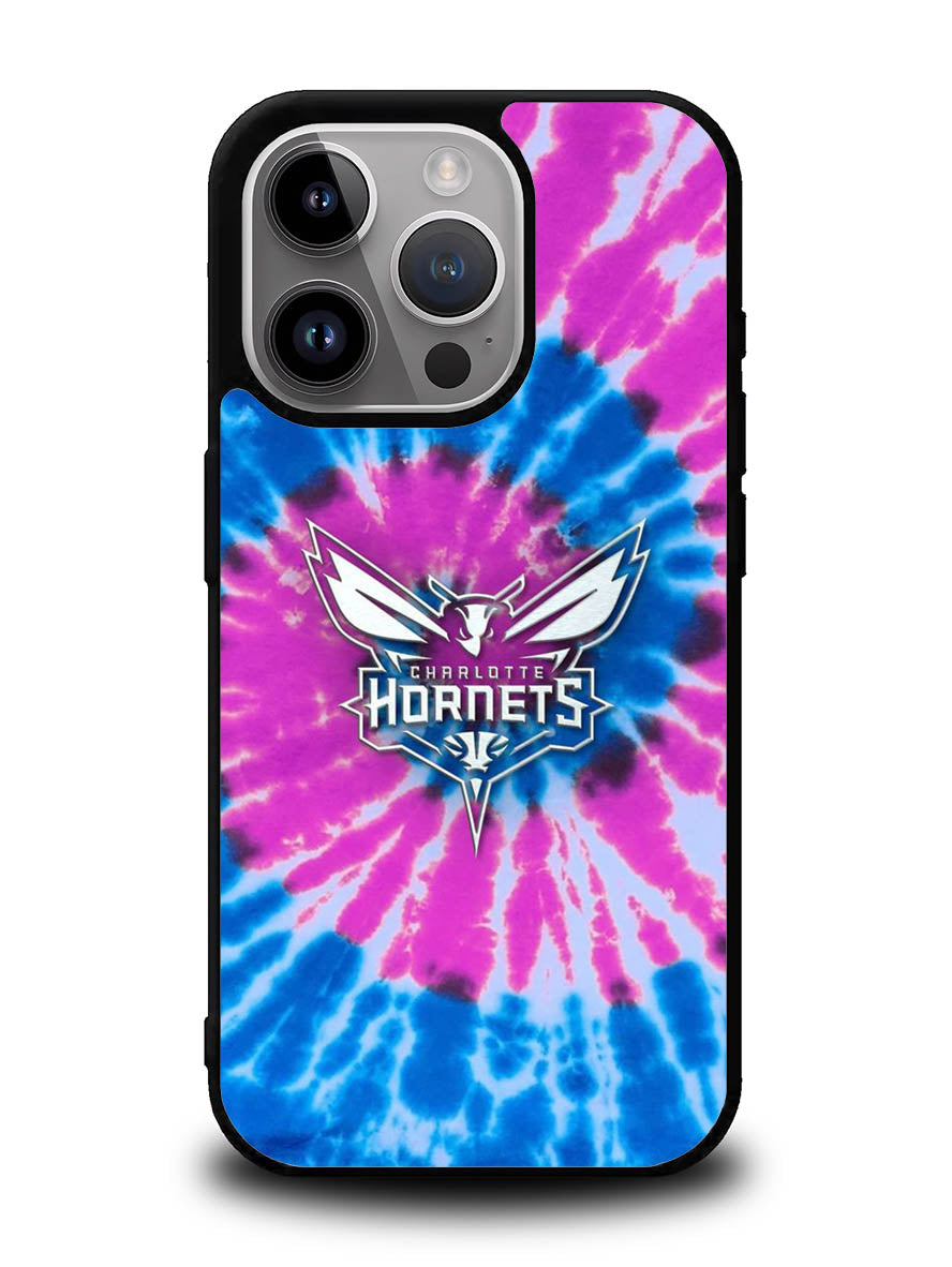 Charlotte Hornets Tie Dye Style Logo iPhone 15 Pro Case OV10678