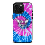 Charlotte Hornets Tie Dye Style Logo iPhone 16 Pro Case OV10678