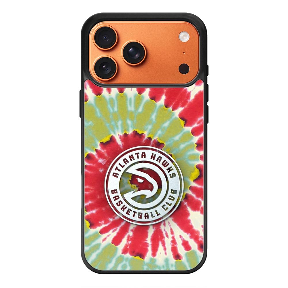 Atlanta Hawks Tie Dye Style Logo iPhone 17 Pro Case QC10641