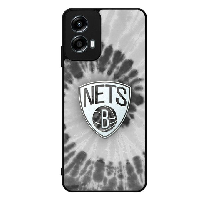 Brooklyn Nets Tie Dye Style Logo Motorola Moto G Play 2024 Case OV10668