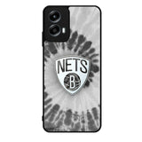 Brooklyn Nets Tie Dye Style Logo Motorola Moto G Play 2024 Case OV10668