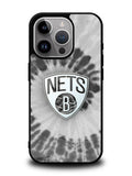 Brooklyn Nets Tie Dye Style Logo iPhone 14 Pro Case QC10668