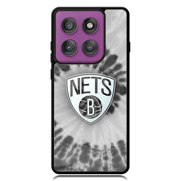 Brooklyn Nets Tie Dye Style Logo Motorola Moto Edge 2025 | Moto Edge 60 Fusion | Moto Edge 60 Pro Case OV10668