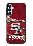 San Francisco 49ers Torn Paper Style Logo Samsung Galaxy A35 5G Case OV10317