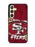 San Francisco 49ers Torn Paper Style Logo Samsung Galaxy S24 5G Case OV10317