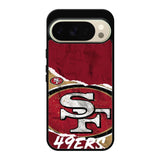 San Francisco 49ers Torn Paper Style Logo Google Pixel 10 Pro XL Case QC10317