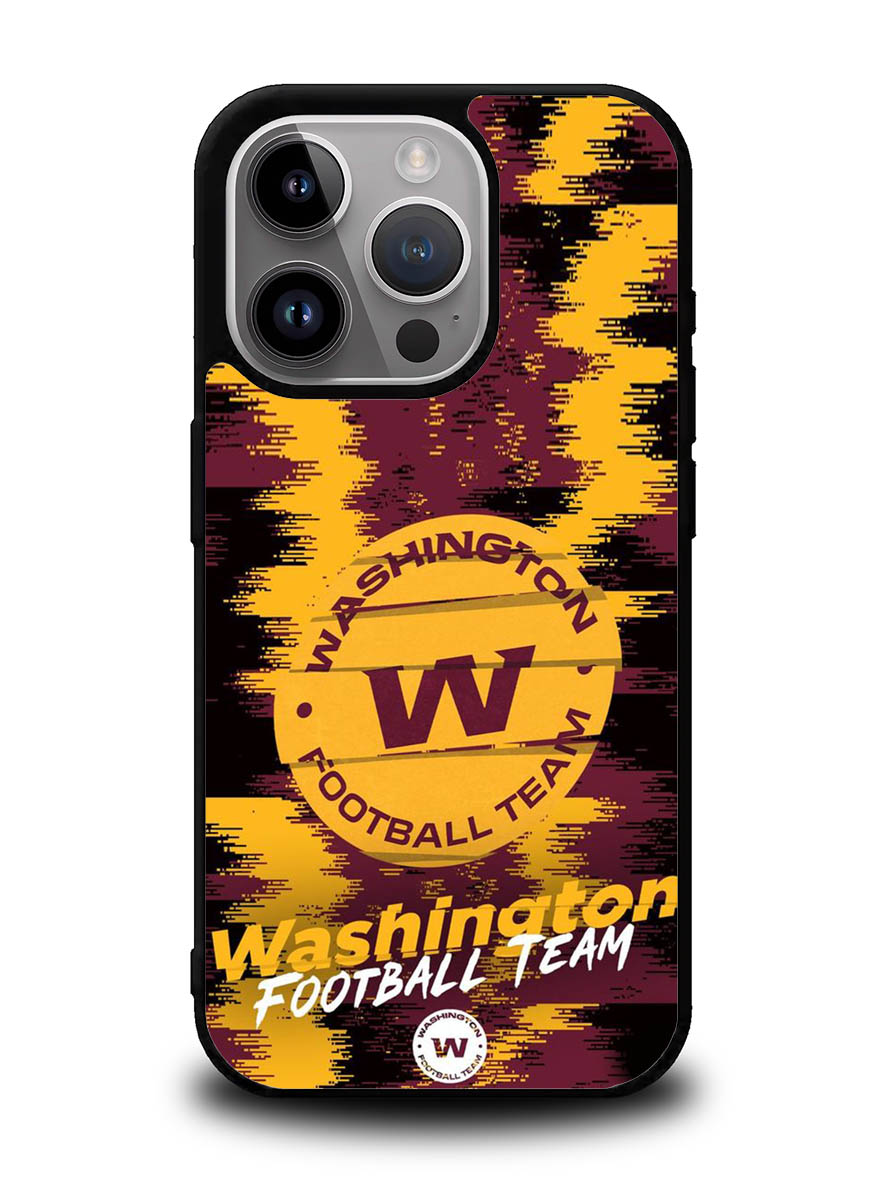 Washington Football Team Torn Paper Style Logo iPhone 14 Pro Case QC10246