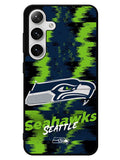 Seattle Seahawks NFL Team Logo Samsung Galaxy S25 5G Case