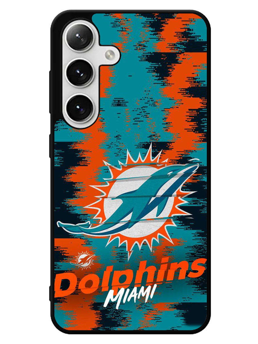 Miami Dolphins NFL Team Logo Samsung Galaxy S24 5G Case